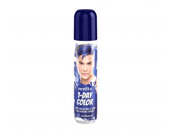 Farebný sprej na vlasy Venita 1-Day Color Ultra Blue - 50 ml, ultra modrá