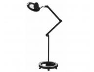 Zv��ovacia lupa s LED lampou na stojane aj s uchyten�m na st�l Weelko Mega+ Black - 5 dioptri�
