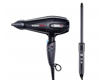 Profesion�lny f�n na vlasy Babyliss PRO Caruso-HQ Ionic - 2400 W + klasick� kulma na vlasy BaByliss Pro DigiCurl - 16 mm zadarmo