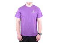 Triko s krtkym rukvom - pnske, fialov XXL