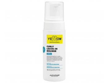Bezoplachov� pena pre vlnit� a ku�erav� vlasy Yellow Professional Curls Curly Leave-In Mousse - 160 ml