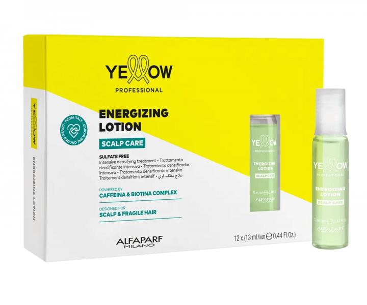 Intenz�vna k�ra pre vlasy so sklonom k ​​vypad�vaniu Yellow Professional Scalp Care Energizing Lotion - 12 x 13 ml