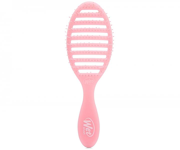 Kefa na rozesvanie a fkanie vlasov Wet Brush Speed Dry Pink Drink - svetlo ruov