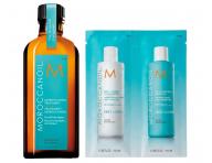 Olejov� starostlivos� Moroccanoil Treatment + �amp�n a kondicion�r Moroccanoil Frizz Control 2x10 ml zadarmo