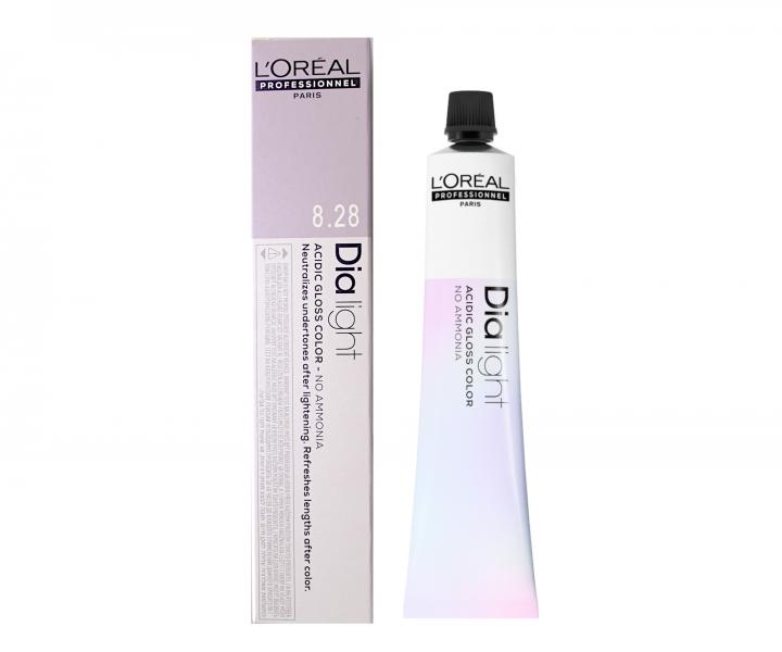 Preliv na vlasy Loral Dialight 50 ml - odtie 8.28 milkshake blond svetl dhov mokka