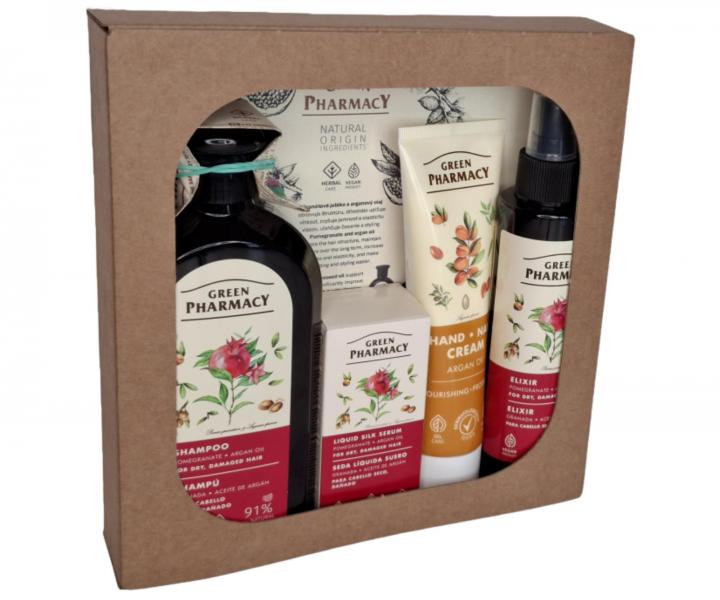 Darekov sada pre such a pokoden vlasy s grantovm jablkom a arganovm olejom Green Pharmacy