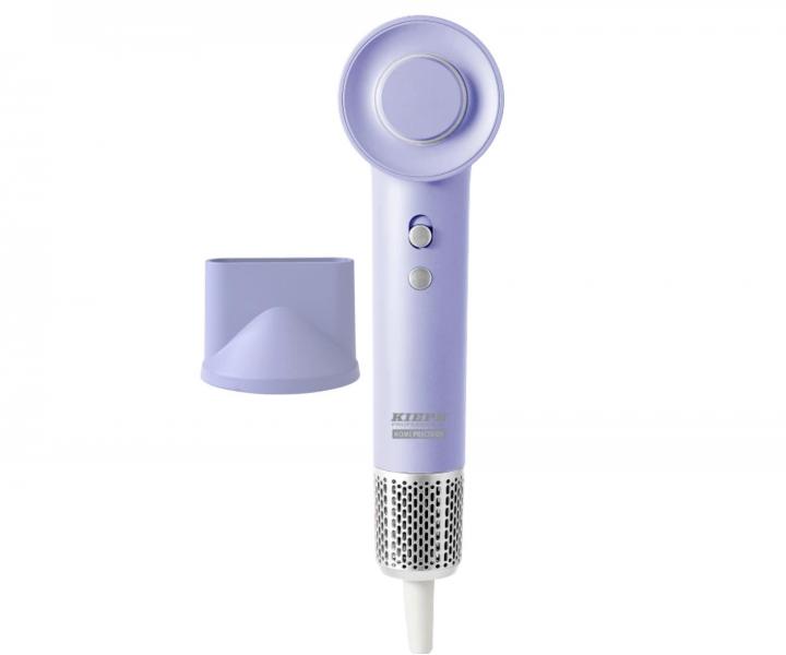F�n na vlasy Kiepe Professional Home Precision BLDC Hair Dryer - 1100 W, fialov� + kefa Kiepe zadarmo