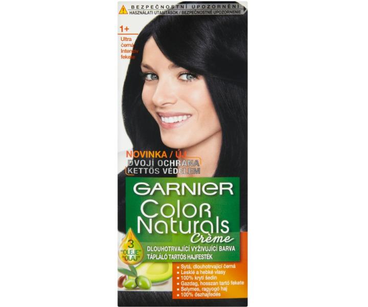 Permanentn farba Garnier Color Naturals 1+ ultra ierna