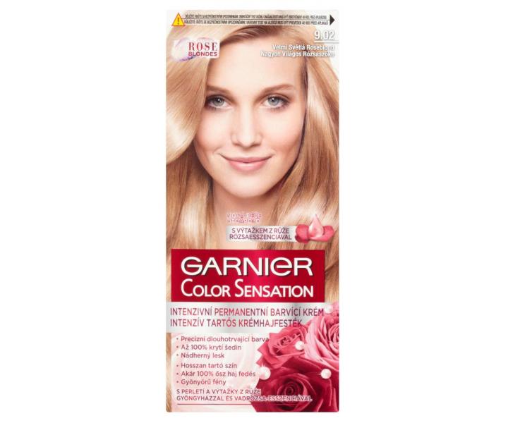 Permanentn� farba Garnier Color Sensation 9.02 ve�mi svetl� roseblond
