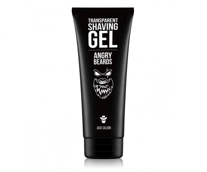 Transparentn� g�l na holenie Angry Beards Transparent Shaving Gel Jack Saloon - 250 ml
