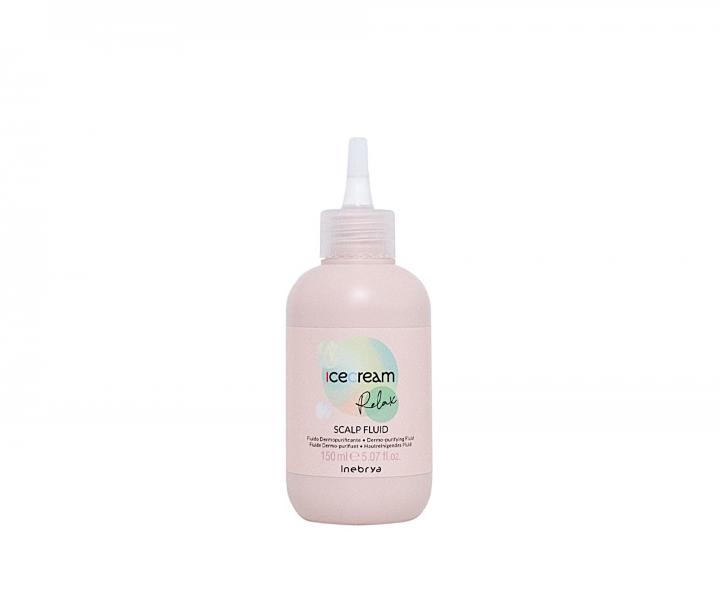 Exfolian srum na vlasov pokoku Inebrya Ice Cream Relax Scalp Fluid - 150 ml