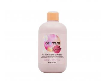 ampn s keratnom pre pokoden vlasy Inebrya Ice Cream Keratin Restructuring Shampoo - 300 ml