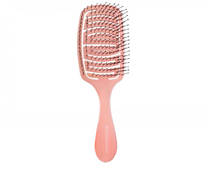 Kefa pre normlne vlasy Olivia Garden iDetangle Medium - erven