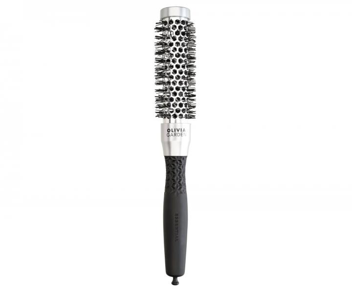 Okrhla fkacia kefa Olivia Garden Blowout Classic Silver