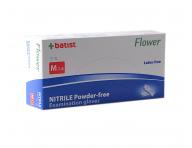 Jednorazov� nitrilov� rukavice Batist Flower Premium 100 ks - M
