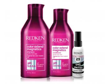 Sada pre žiarivú farbu vlasov Redken Color Extend Magnetics + ošetrujúci sprej zadarmo