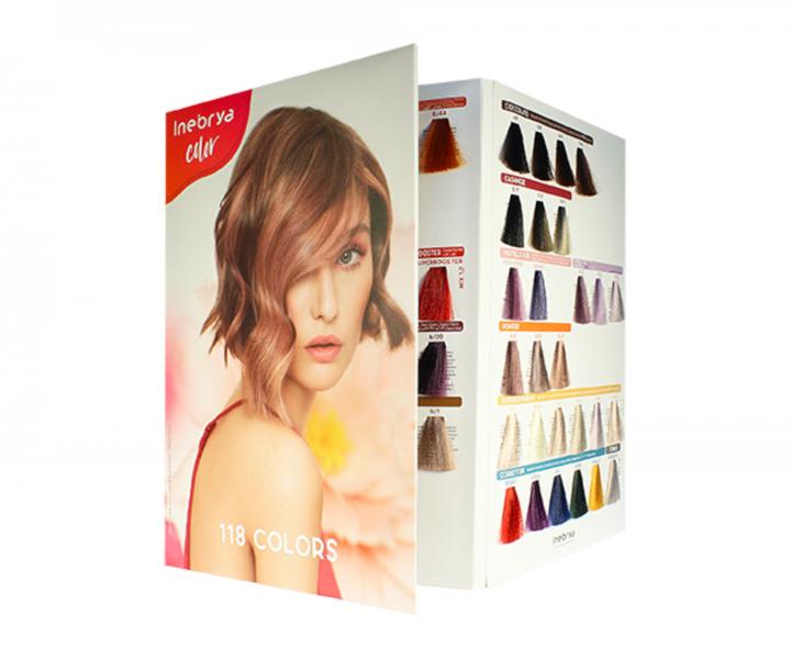 Vlasov vzorkovnk farieb Inebrya Color Chart Basic