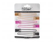 Kovov spona do vlasov Eurostil Professional - 11 cm, farebn - 6 ks