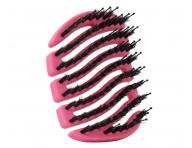 Kefa na vlasy s divia��mi a nylonov�mi �tetinami Sister Young Mila Pocket Hair Brush - tmavo ru�ov�