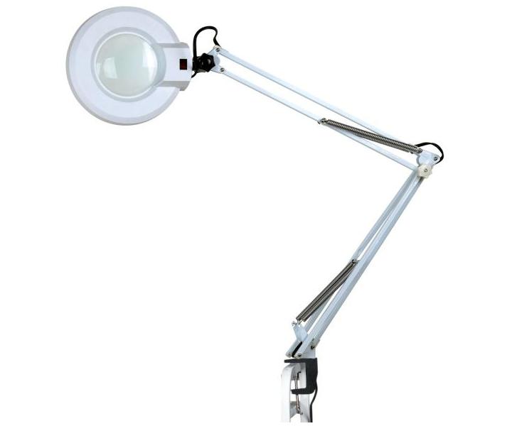 Kozmetick lampa s lupou na stl Weelko Expand - 3 dioptrie