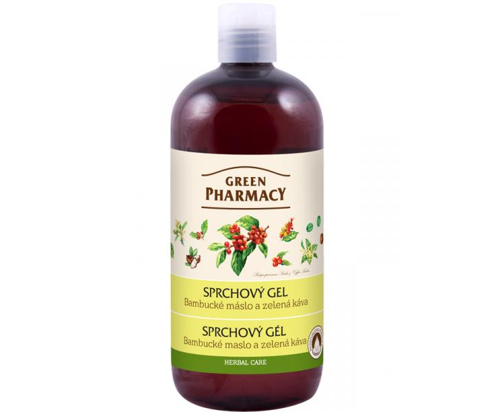 Sprchov gl Green Pharmacy - bambuck maslo a zelen kva - 500 ml