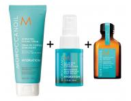 Sada pre hydratciu Moroccanoil Style Like a Star Hydration + olejov starostlivos 25 ml ZADARMO