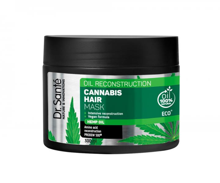 Maska pre slab a pokoden vlasy Dr. Sant Cannabis Hair - 300 ml