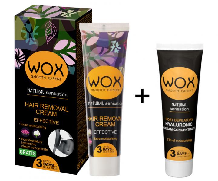 Depila�n� kr�m na telo WOX Effective 100 ml + post-depila�n� kr�mov� koncentr�t zadarmo