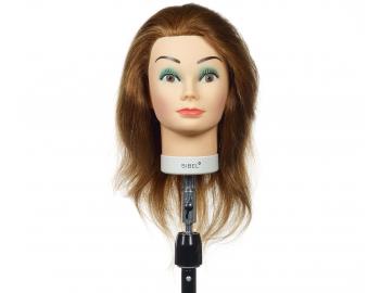 Cvin hlava s prrodnmi vlasmi Sibel Candy - blond, 15-35 cm