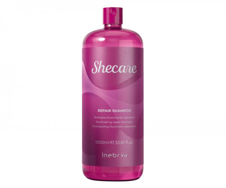 ampn pre vemi pokoden vlasy Inebrya Shecare Repair Shampoo - 1000 ml
