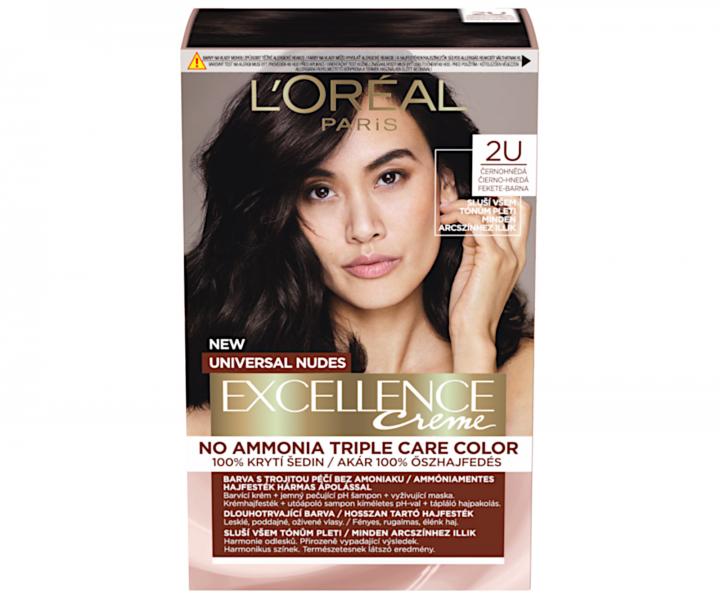 Permanentn� farba Lor�al Excellence Universal Nudes 2U �ierno-hned�