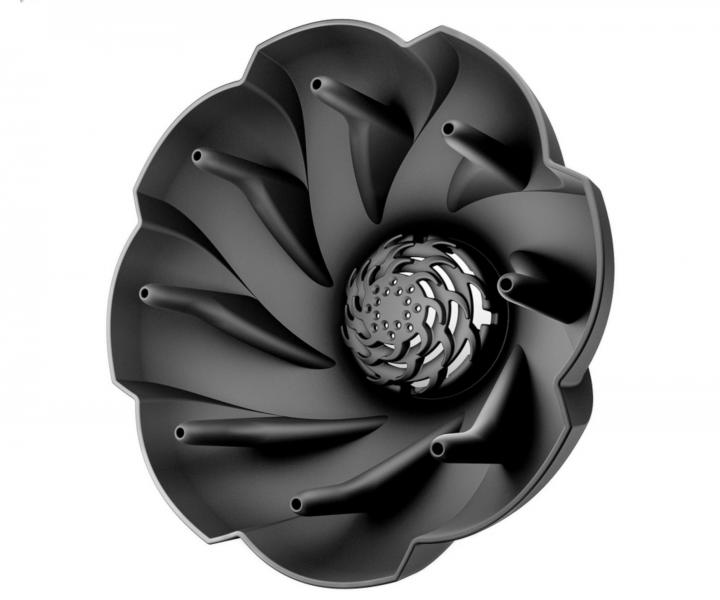 Difuzr Valera Natural Twirl Diffuser pre fny Valera - ierny, 8 hrotov