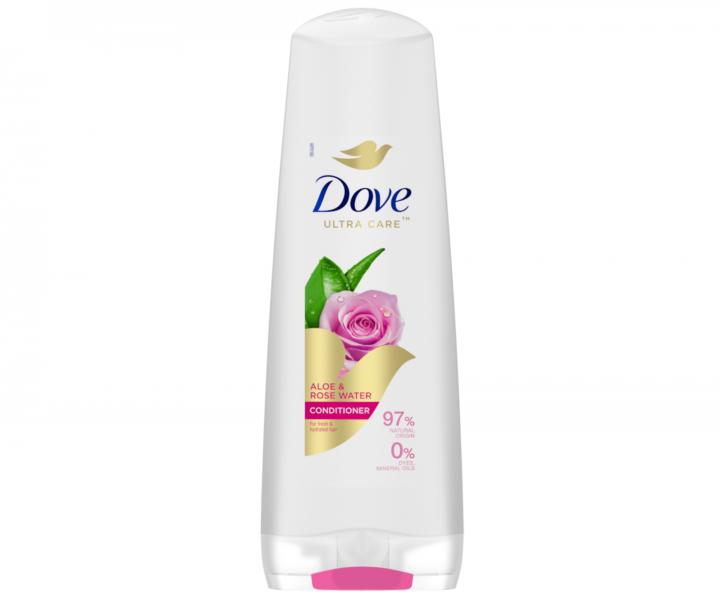 Hydrata�n� kondicion�r pre v�etky typy vlasov Dove Aloe & Rose Water Conditioner - 350 ml