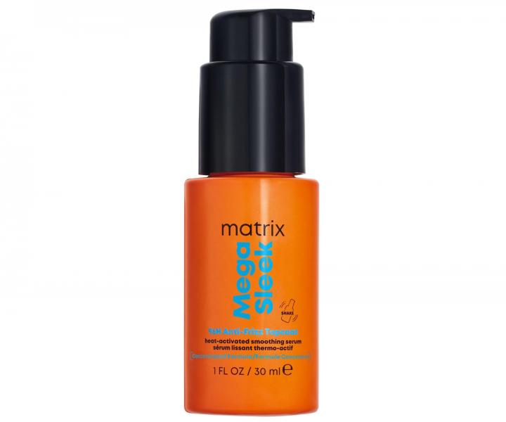 Uhladzuj�ce termoochrann� s�rum pre nepoddajn� vlasy Matrix Mega Sleek 96H Anti-Frizz TopCoat Serum - 30 ml