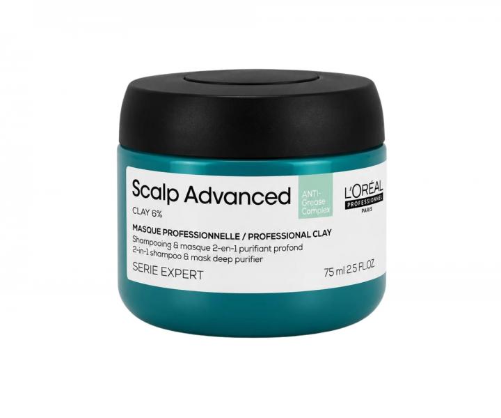 Sada na upokojenie mastiacej sa poko�ky Lor�al Professionnel Scalp Advanced + �amp�n a maska 2v1 75 ml zadarmo