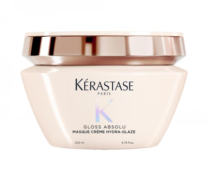 Hydrata�n� a rozjas�uj�ca maska pre pevn� a krepovat� vlasy K�rastase Gloss Absolu Masque Cr�me Hydra-Glaze - 200