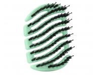 Kefa na vlasy s divia��mi a nylonov�mi �tetinami Sister Young Mila Pocket Hair Brush - svetlo zelen�