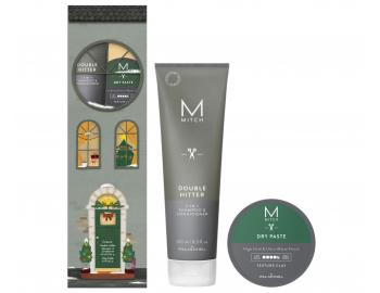 Pnska darekov sada na starostlivos a styling vlasov Paul Mitchell Mitch Wash & Style Double Duo