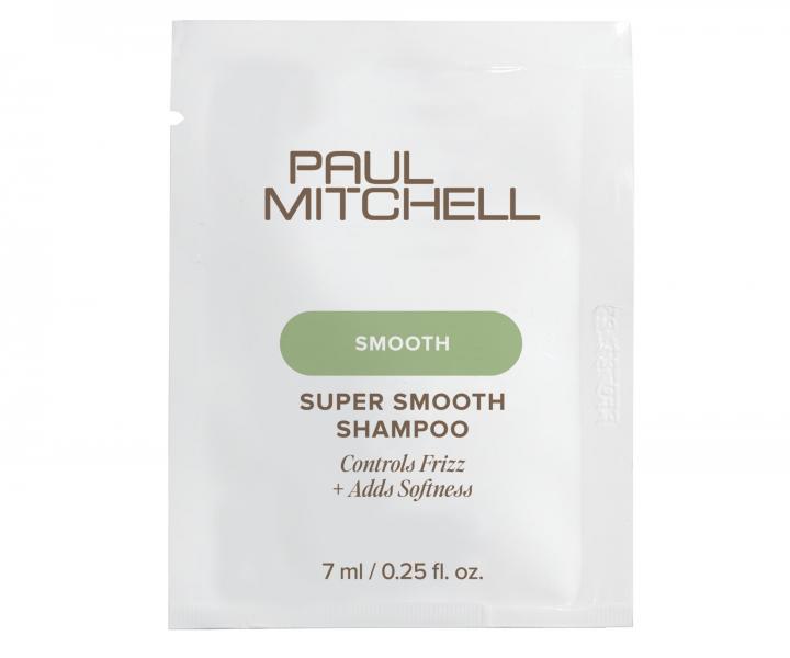 Uhladzuj�ci �amp�n pre krepat� vlasy Paul Mitchell Smooth Super Smooth Shampoo - 7 ml