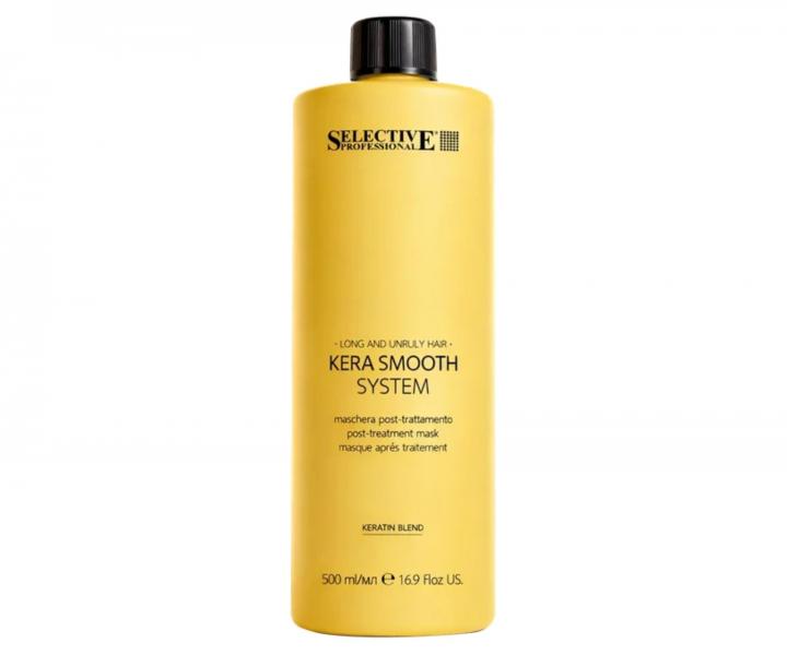 Vyhladzuj�ca maska ​​pre dlh� a nepoddajn� vlasy Selective Professional Kera Smooth System Post Treatment Mask - 500