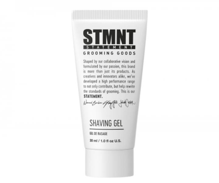 P�nsky g�l na holenie STMNT Grooming Goods Shaving Gel - 30 ml, transparentn�