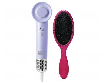 F�n na vlasy Kiepe Professional Home Precision BLDC Hair Dryer - 1100 W, fialov� + kefa Kiepe zadarmo