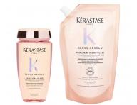 Rozjas�uj�ci �amp�n pre vlasy so sklonom ku krepovateniu K�rastase Gloss Absolu Bain Hydra-Glaze - 250 ml + n�hradn� n�pl� 500 m