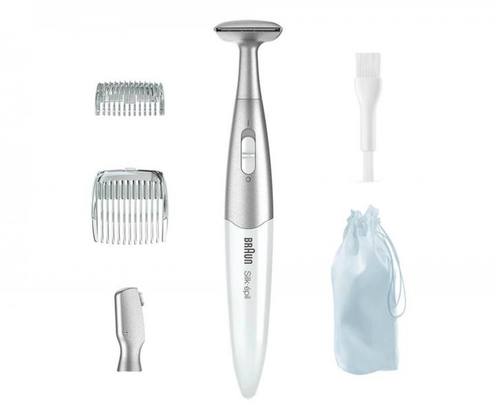 D�msky zastrih�va� ch�pkov Braun Silk �pil Bikini Trimmer FG1100  - biely