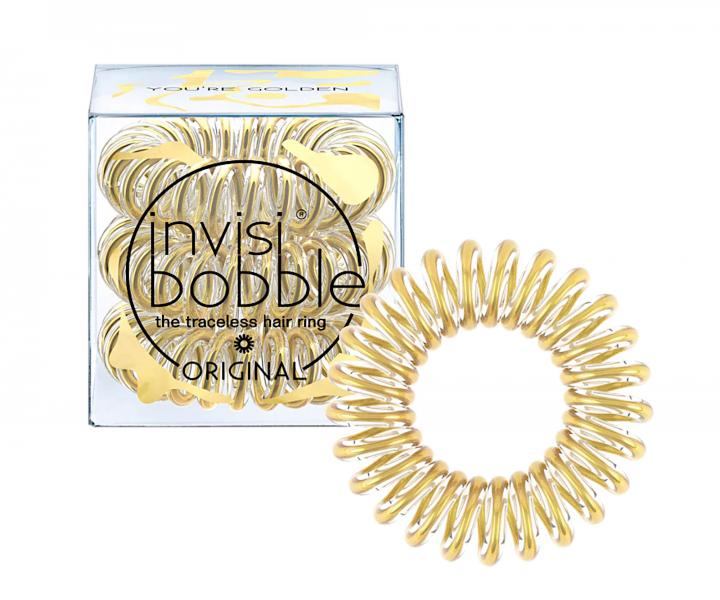 pirlov gumika do vlasov Invisibobble Original You're Golden - zlat, 3 ks