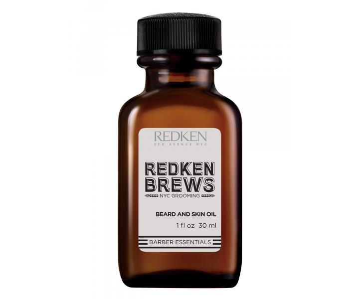 Hydratan olej na fzy a ple Redken Brews Beard Oil - 30 ml
