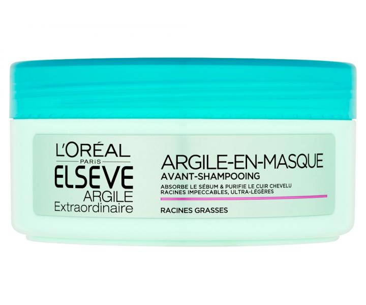 Maska pre rchlo sa mastiace vlasy Loral Elseve Extraordinary Clay - 150 ml