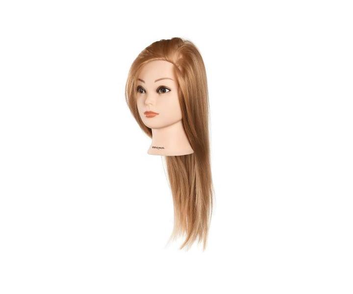 Cvin hlava dmska s umelmi vlasmi ANNABELLE, Original Best Buy - blond 30 - 40 cm