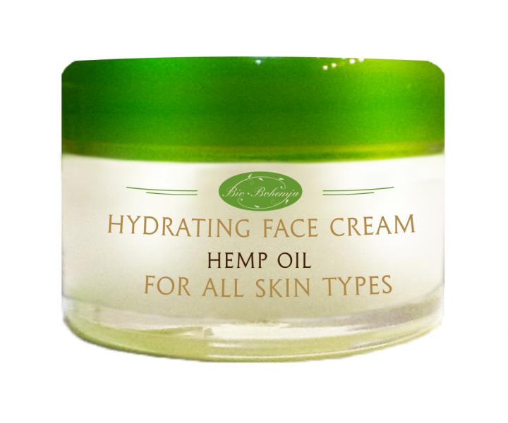 Hydrata�n� ple�ov� kr�m s konopn�m olejom Bio Bohemia Hemp Oil - 50 ml