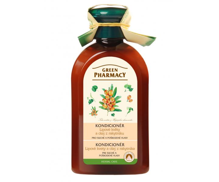 Kondicion�r pre such� a po�koden� vlasy s rakytn�kov�m olejom Green Pharmacy - 300 ml